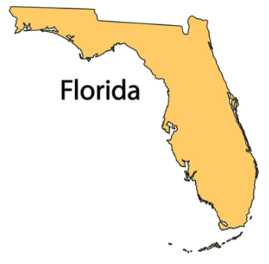 Map of Floriday